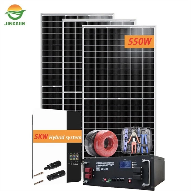 5kW Hybrid Solar System Complete Kit Home Solar Power System with 10kWh Battery Storage for Home