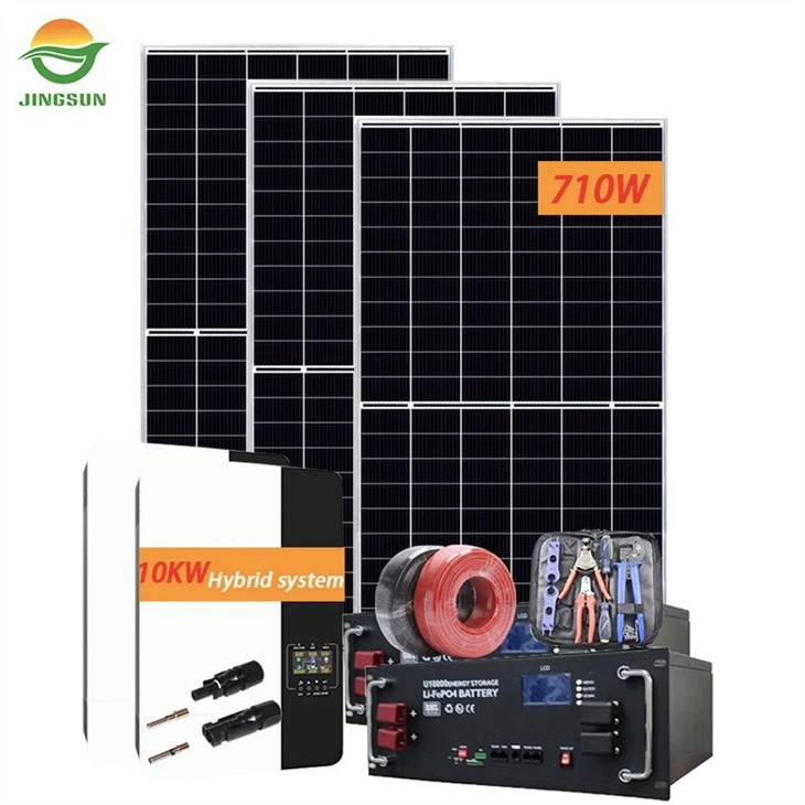 10kW Hybrid Solar System Complete Kit Home Solar Power System 20kWh Battery Storage Three Phase