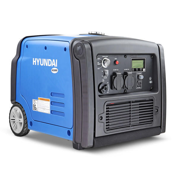 3200W Electric Start Petrol Inverter Generator Pure Sine Wave Remote Key ECO Mode Wheeled Home Backup