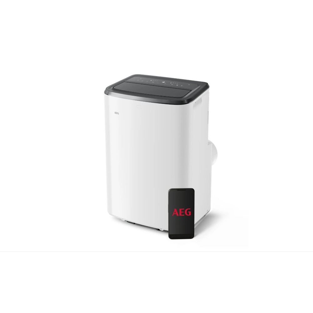 9000 BTU Portable Air Conditioner WiFi App Control 3 in 1 Cooling Dehumidifier Fan R290 24h Timer LED Touch Rooms to 40m2