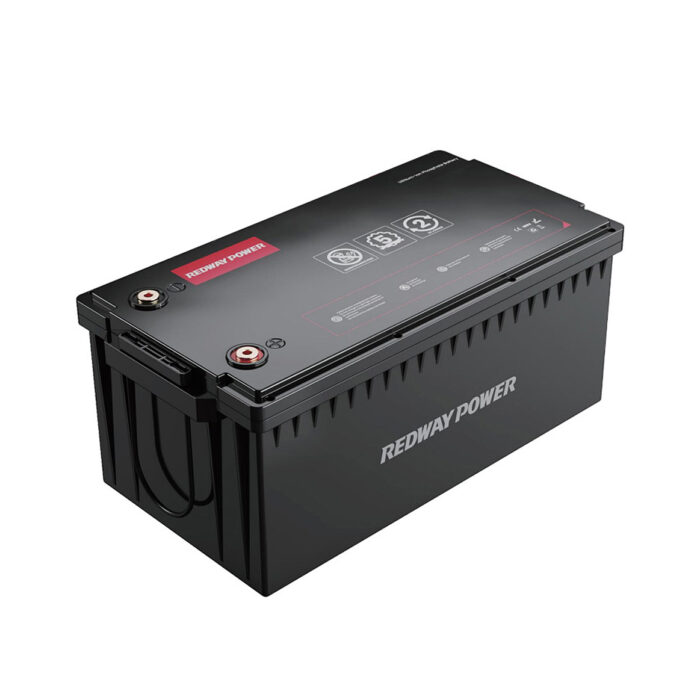 12V 200Ah LiFePO4 Deep Cycle Lithium Battery RV Marine Solar Off Grid Rechargeable Lithium Ion Battery